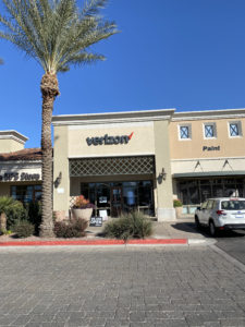 Exterior of Victra Verizon Authorized Retail Store in Casa Grande, AZ.