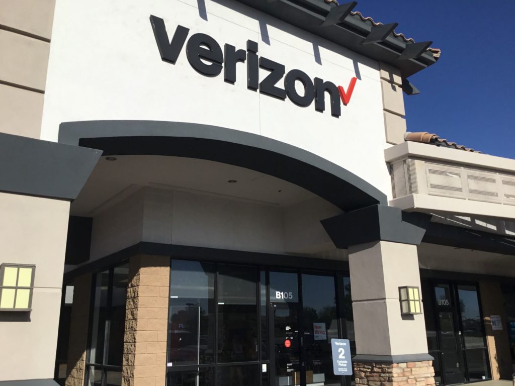 Exterior of Victra Verizon Authorized Retail Store in Maricopa, AZ.