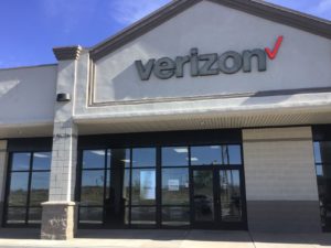 Exterior of Victra Verizon Authorized Retail Store in Winslow, AZ.