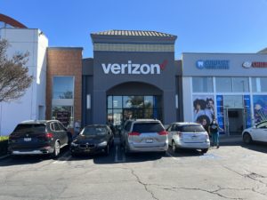 Exterior of Victra Verizon Authorized Retail Store in Los Angeles Crenshaw, CA.