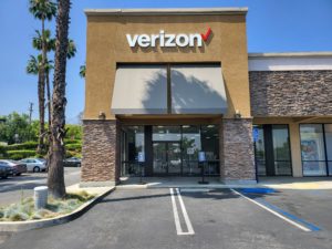 Exterior of Victra Verizon Authorized Retail Store in Pasadena Foothill, CA.