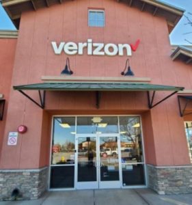 Exterior of Victra Verizon Authorized Retail Store in Paso Robles, CA.