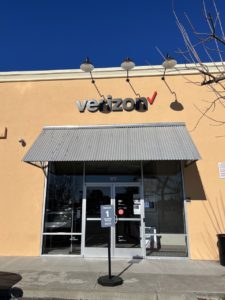 Exterior of Victra Verizon Authorized Retail Store in Petaluma McDowell, CA.