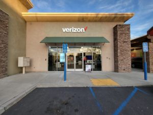 Exterior of Victra Verizon Authorized Retail Store in Rialto, CA.