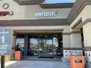 Exterior of Victra Verizon Authorized Retail Store in Riverside, CA.