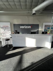 Interior of Victra Verizon Authorized Retail Store in Rohnert Park, CA.