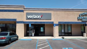 Exterior of Victra Verizon Authorized Retail Store in San Diego Murphy, CA.