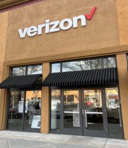 Exterior of Victra Verizon Authorized Retail Store in Santa Clara Galleria, CA.