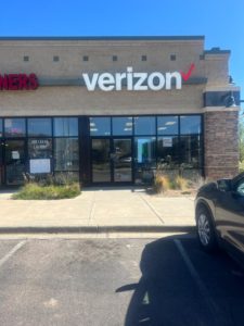 Exterior of Victra Verizon Authorized Retail Store in Castle Rock, CO.