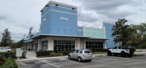 Exterior of Victra Verizon Authorized Retail Store in Orlando-Lake Bryan, FL.