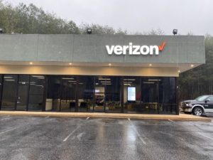 Exterior of Victra Verizon Authorized Retail Store in Cleveland, GA.