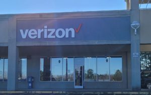Exterior of Victra Verizon Authorized Retail Store in Cornelia, GA.