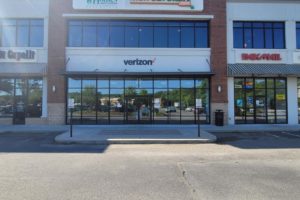 Exterior of Victra Verizon Authorized Retail Store in Peachtree City, GA.