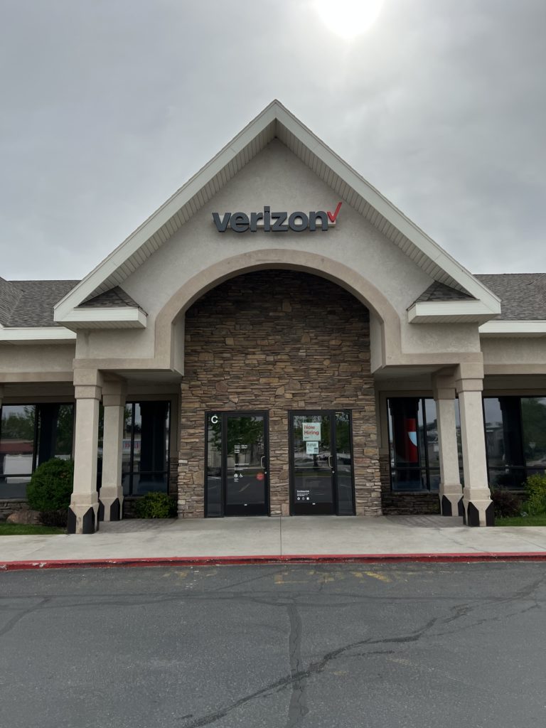 Exterior of Victra Verizon Authorized Retail Store in Rexburg 2nd 383, ID.