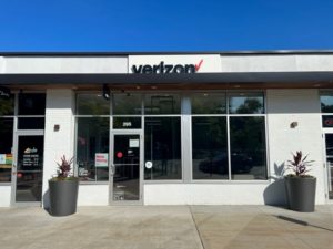 Exterior of Victra Verizon Authorized Retail Store in Acton, MA.