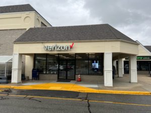 Exterior of Victra Verizon Authorized Retail Store in South Yarmouth, MA.