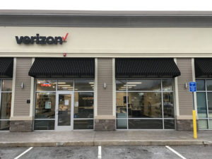 Exterior of Victra Verizon Authorized Retail Store in Sutton, MA.