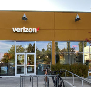 Exterior of Victra Verizon Authorized Retail Store in Bozeman 11th Ave, MT.