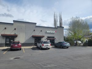 Exterior of Victra Verizon Authorized Retail Store in Columbia Falls, MT.