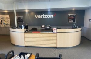 Interior of Victra Verizon Authorized Retail Store in Wayne, NE.