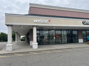Exterior of Victra Verizon Authorized Retail Store in Bayonne, NJ.