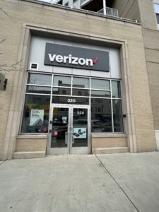 Exterior of Victra Verizon Authorized Retail Store in Bloomfield, NJ.