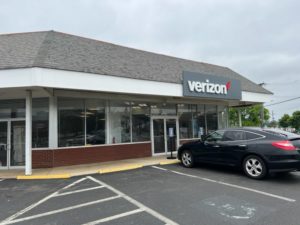 Exterior of Victra Verizon Authorized Retail Store in East Windsor, NJ.