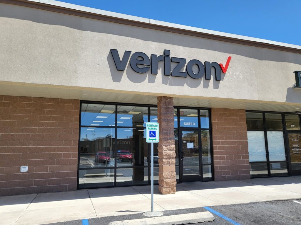 Exterior of Victra Verizon Authorized Retail Store in Silver City, NM.