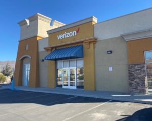 Exterior of Victra Verizon Authorized Retail Store in Carson City, NV.