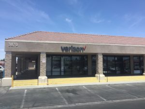 Exterior of Victra Verizon Authorized Retail Store in Las Vegas East Flamingo, NV.
