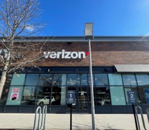 Exterior of Victra Verizon Authorized Retail Store in Brooklyn Gateway, NY.