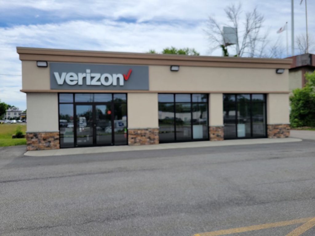 Exterior of Victra Verizon Authorized Retail Store in Greece, NY.