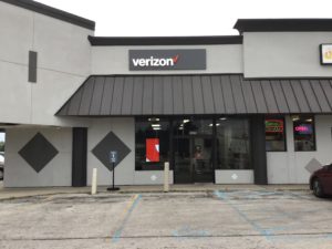 Exterior of Victra Verizon Authorized Retail Store in Oregon, OH.