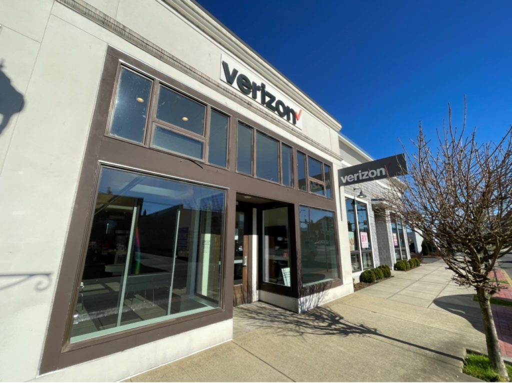 Exterior of Victra Verizon Authorized Retail Store in Tillamook, OR.