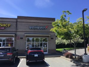 Exterior of Victra Verizon Authorized Retail Store in Bellingham, WA.