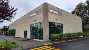 Exterior of Victra Verizon Authorized Retail Store in Tacoma, WA.