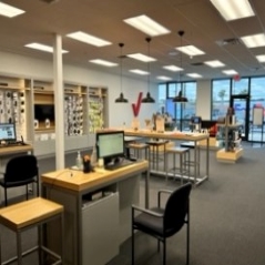 Interior of Victra Verizon Authorized Retail Store in Daphne Commons, AL.