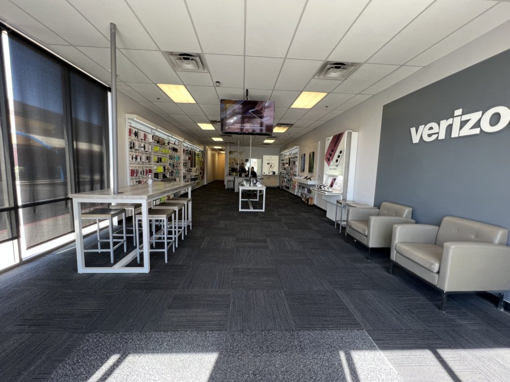 Interior of Victra Verizon Authorized Retail Store in Buckeye Watson, AZ.