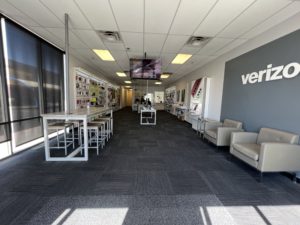 Interior of Victra Verizon Authorized Retail Store in Buckeye Watson, AZ.