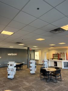 Interior of Victra Verizon Authorized Retail Store in Flagstaff, AZ.