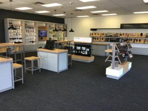 Interior of Victra Verizon Authorized Retail Store in Maricopa, AZ.