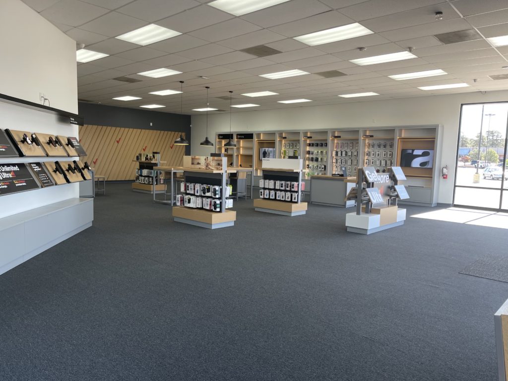 Interior of Victra Verizon Authorized Retail Store in Payson, AZ.