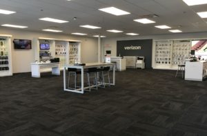 Interior of Victra Verizon Authorized Retail Store in Phoenix Ray, AZ.