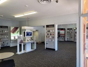 Interior of Victra Verizon Authorized Retail Store in Wickenburg, AZ.