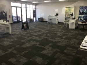 Interior of Victra Verizon Authorized Retail Store in Blythe, CA.
