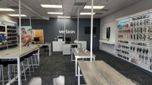 Interior of Victra Verizon Authorized Retail Store in Buellton, CA.