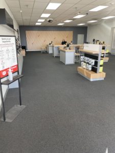 Interior of Victra Verizon Authorized Retail Store in Hesperia, CA.
