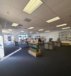 Interior of Victra Verizon Authorized Retail Store in Paso Robles, CA.