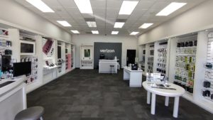 Interior of Victra Verizon Authorized Retail Store in San Diego Murphy, CA.