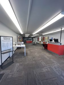 Interior of Victra Verizon Authorized Retail Store in Sylmar, CA.